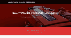 Desktop Screenshot of alljapaneseengines.com